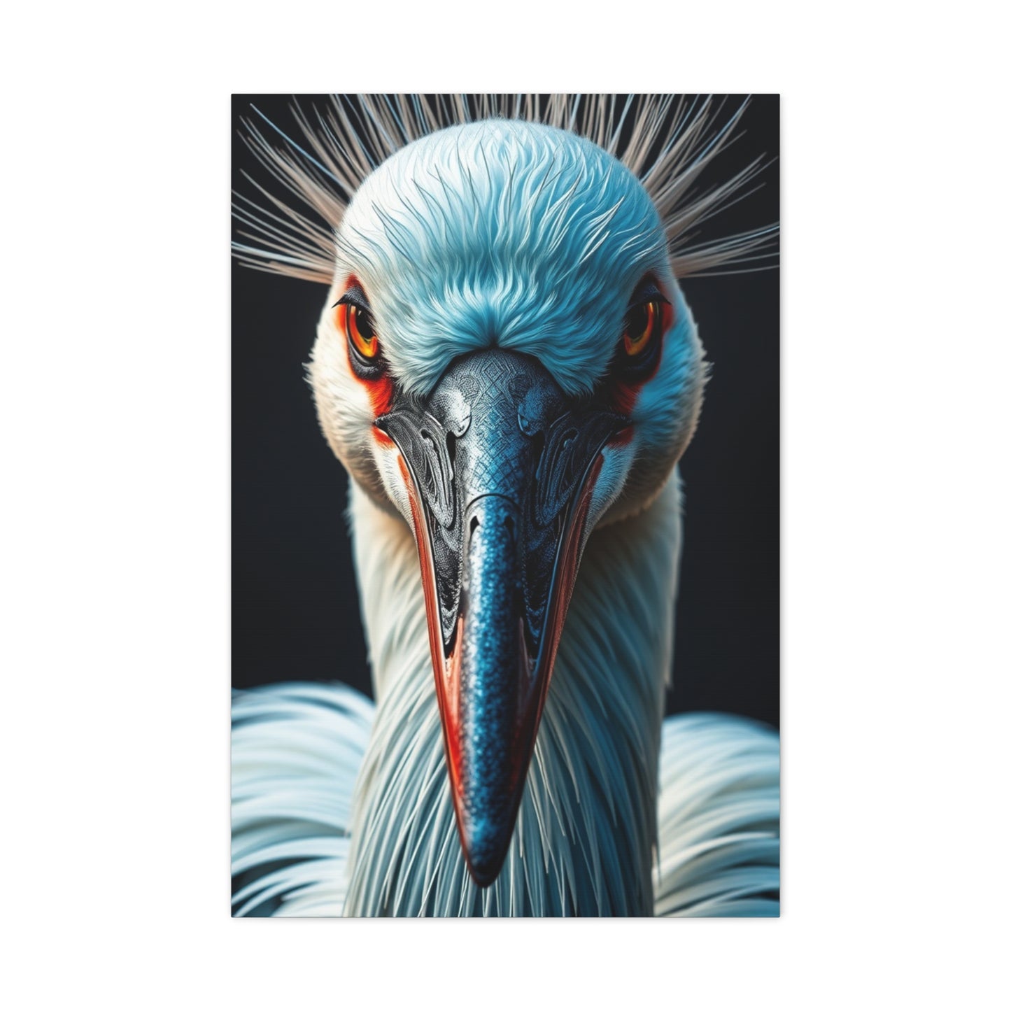 Vision Crane Bird Art Art Wall Art & Canvas Print