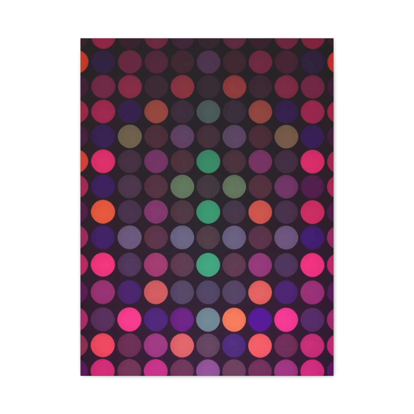 Masterpiece Polka Dot Pattern Art Vision Wall Art & Canvas Print
