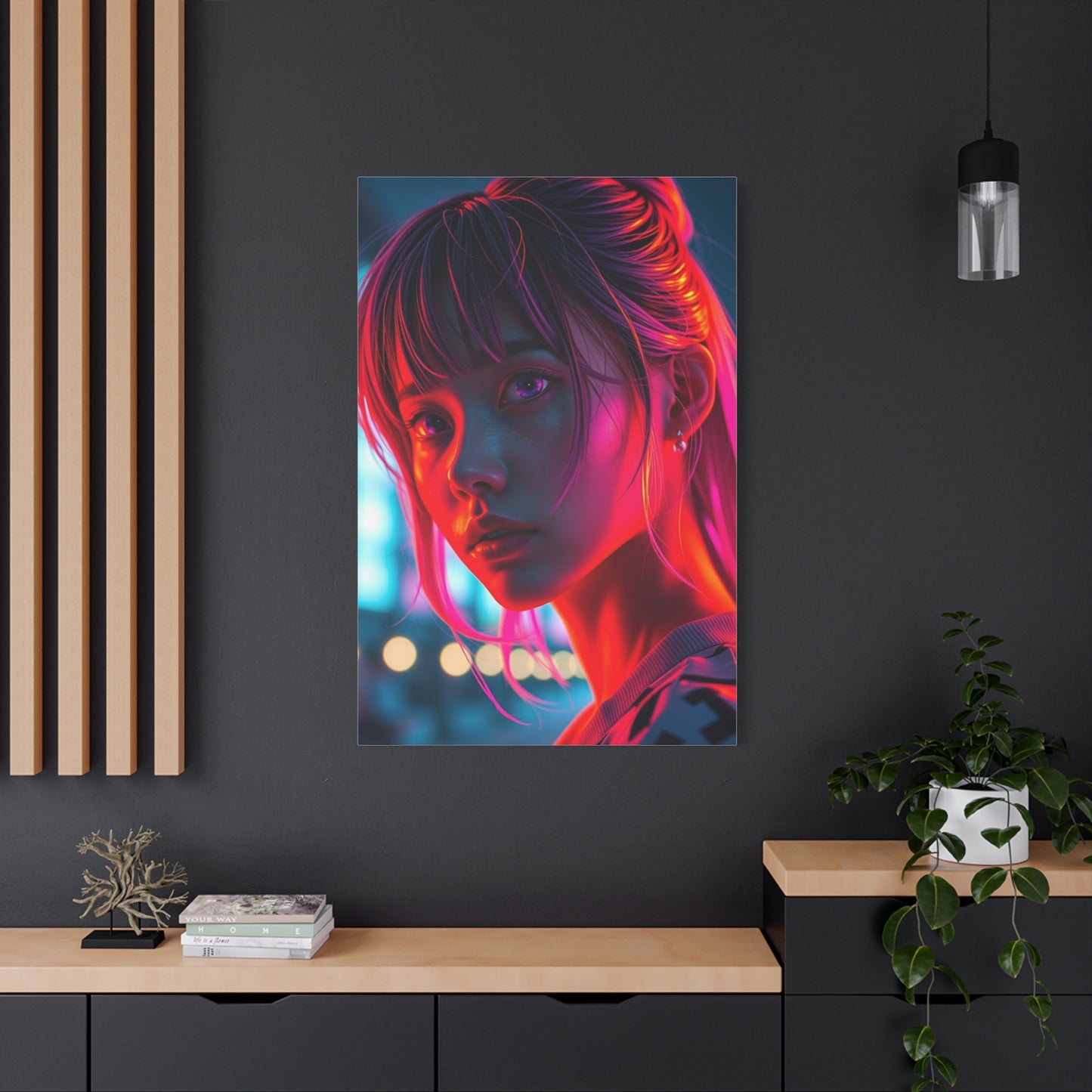 Warakami Vaporwave Art Luxury Canvas Wall Art & Canvas Print