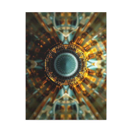 Circular Abstract Art Luxury Canvas Wall Art & Canvas Print