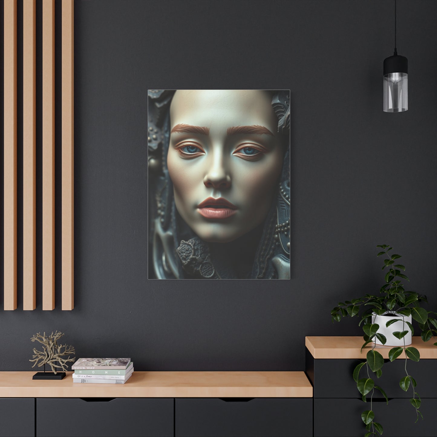 Charcoal, Onyx, and Ivory Art Supreme Gallery Wall Art & Canvas Print