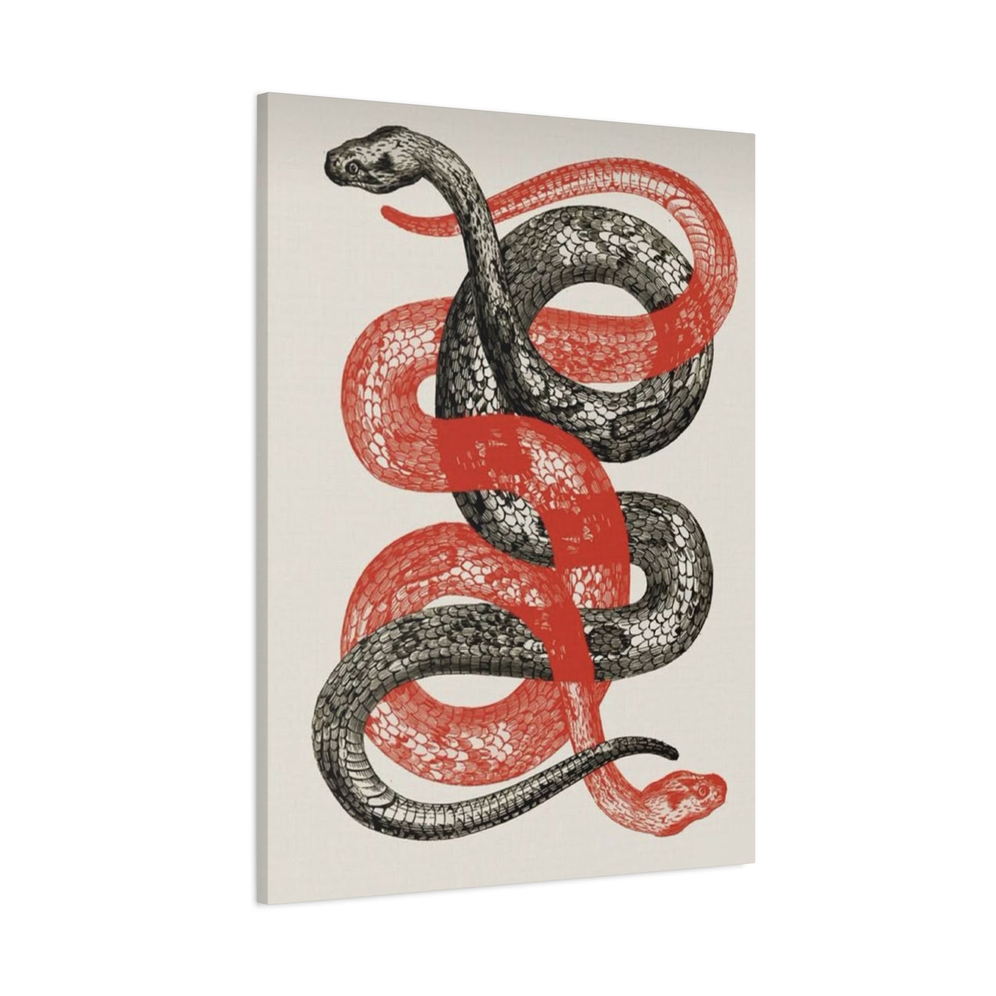 Red And Black Snake Wall Art & Canvas Prints