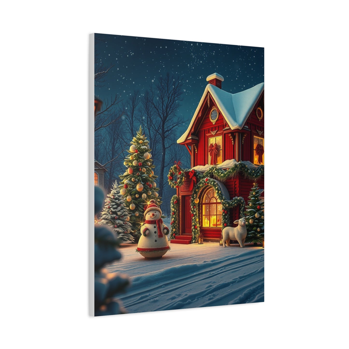 Antique Yuletide Masterpiece Canvas