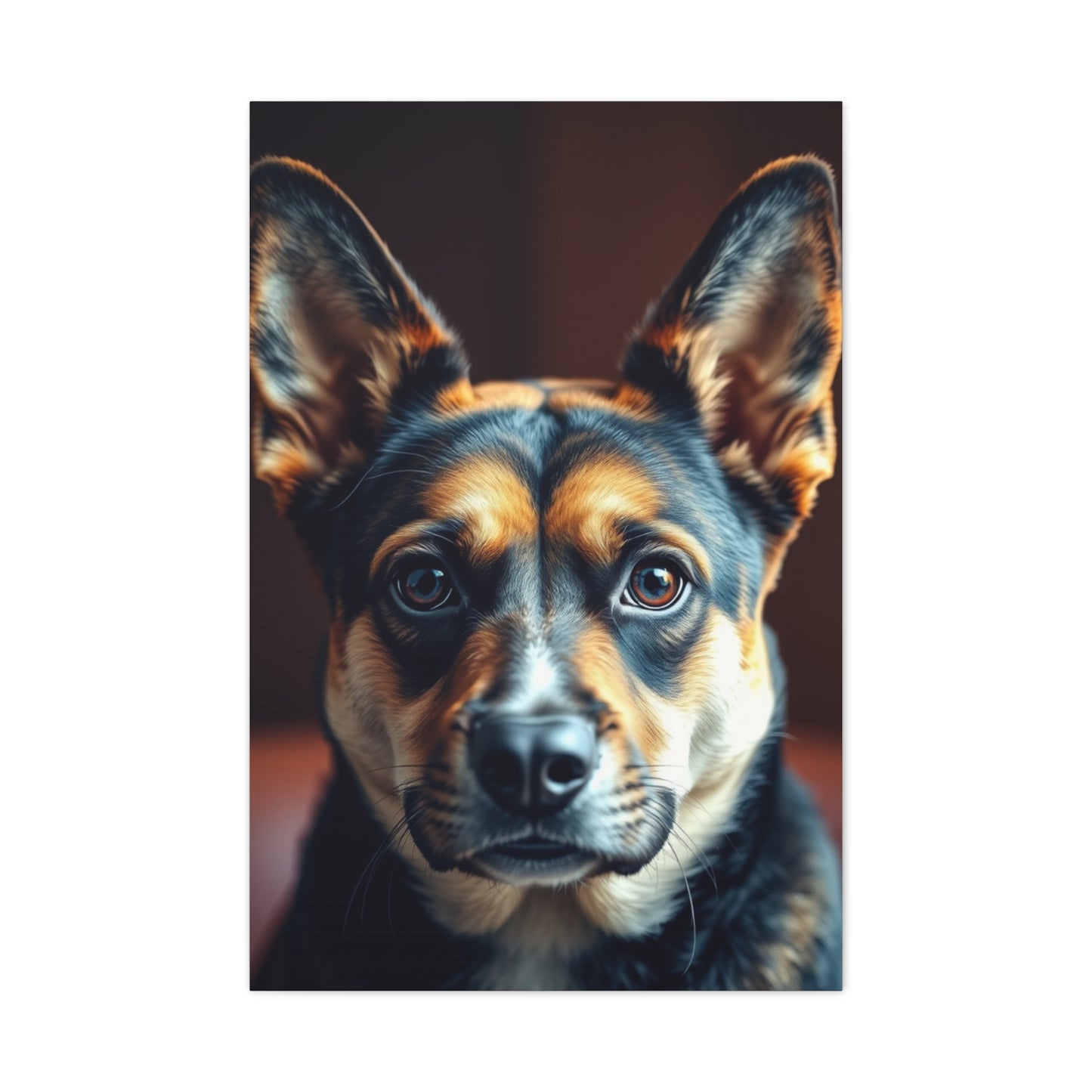 Supreme Black and Tan Art Collection Wall Art & Canvas Print