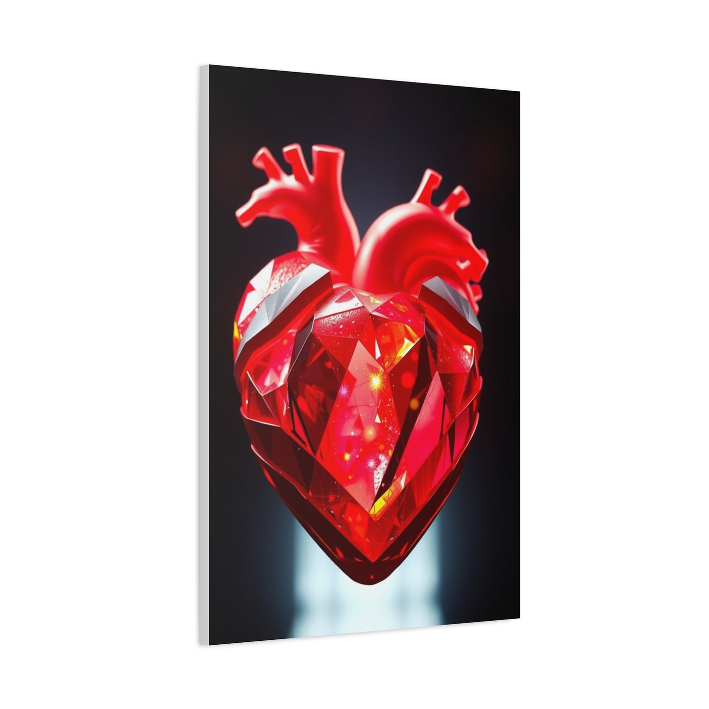 Ethereal Heart Harmony Canvas