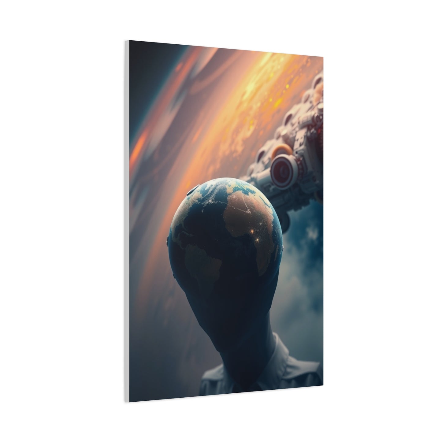 Lunar Radiance Portrait Wall Art & Canvas Print