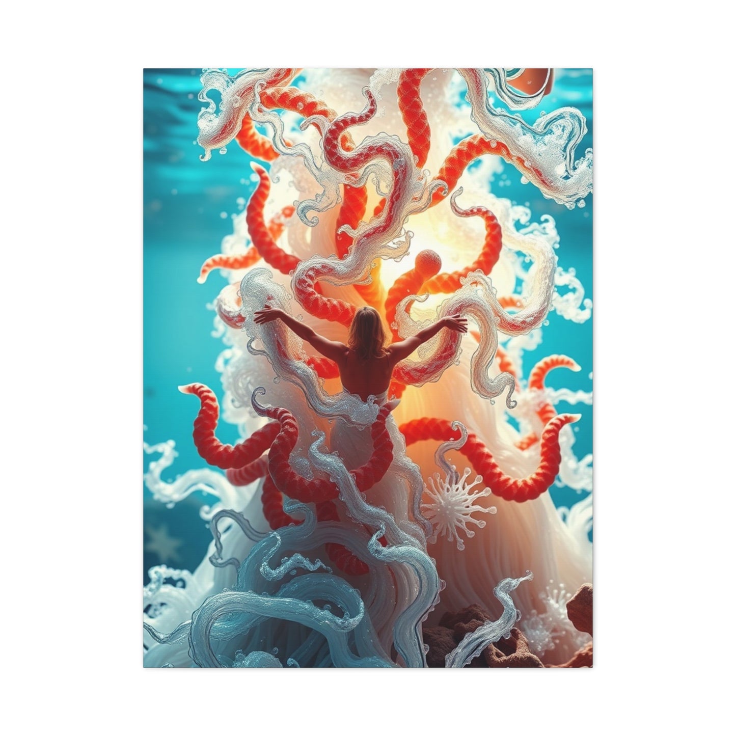 Celestial Waves Masterpiece Wall Art & Canvas Print