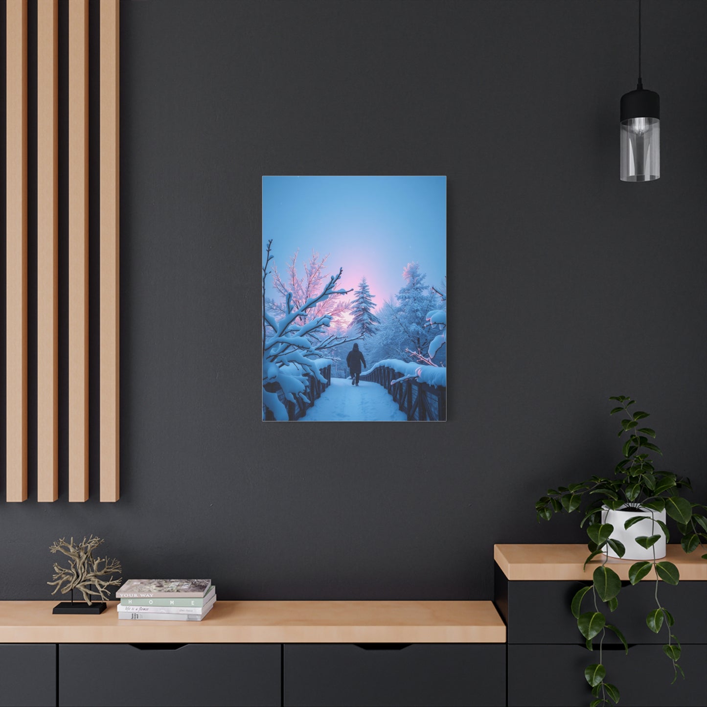 Opulent Frosted Vistas Wall Art & Canvas Print