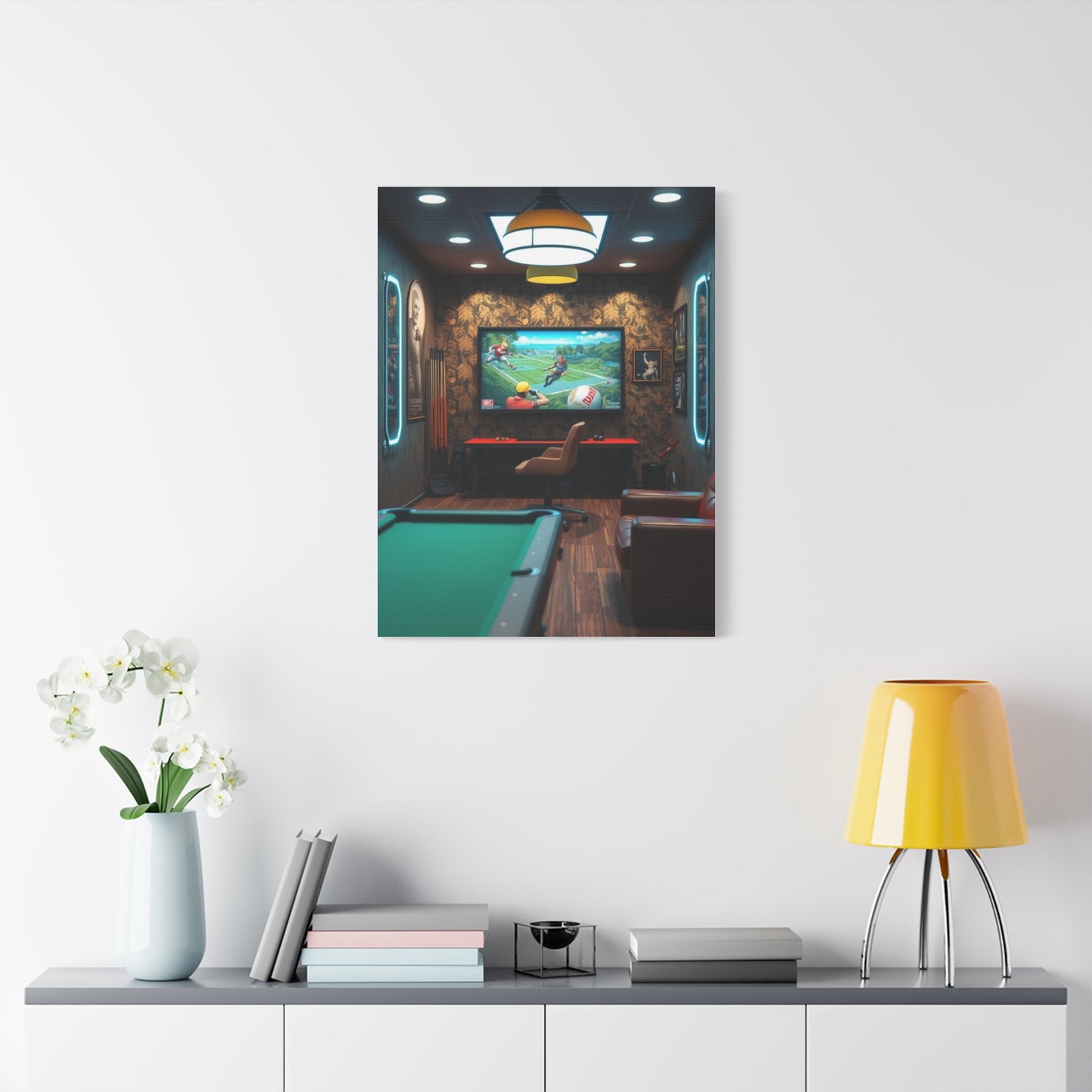 Masterpiece Game Room Art Vision Wall Art & Canvas Print