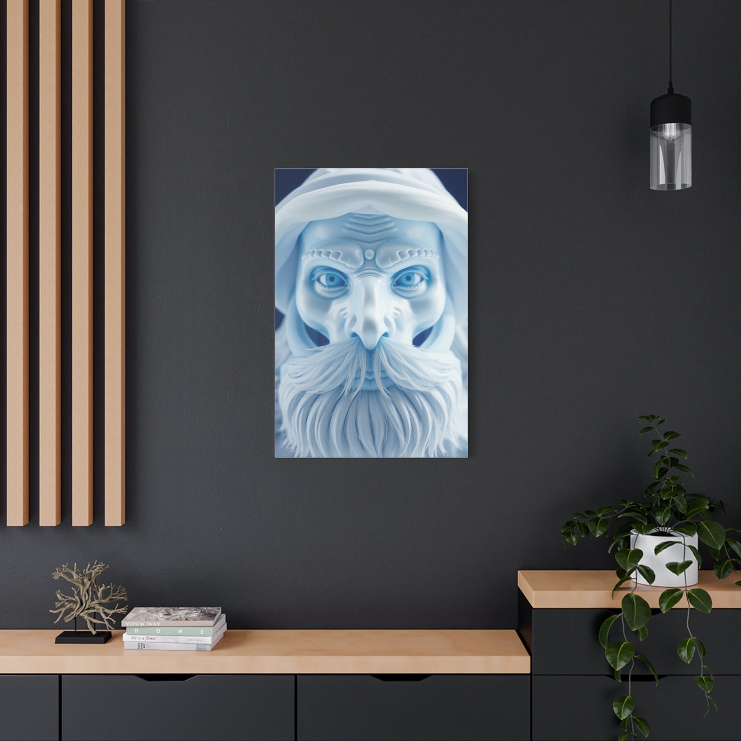 Elite Blue and White Art Vision Wall Art & Canvas Print