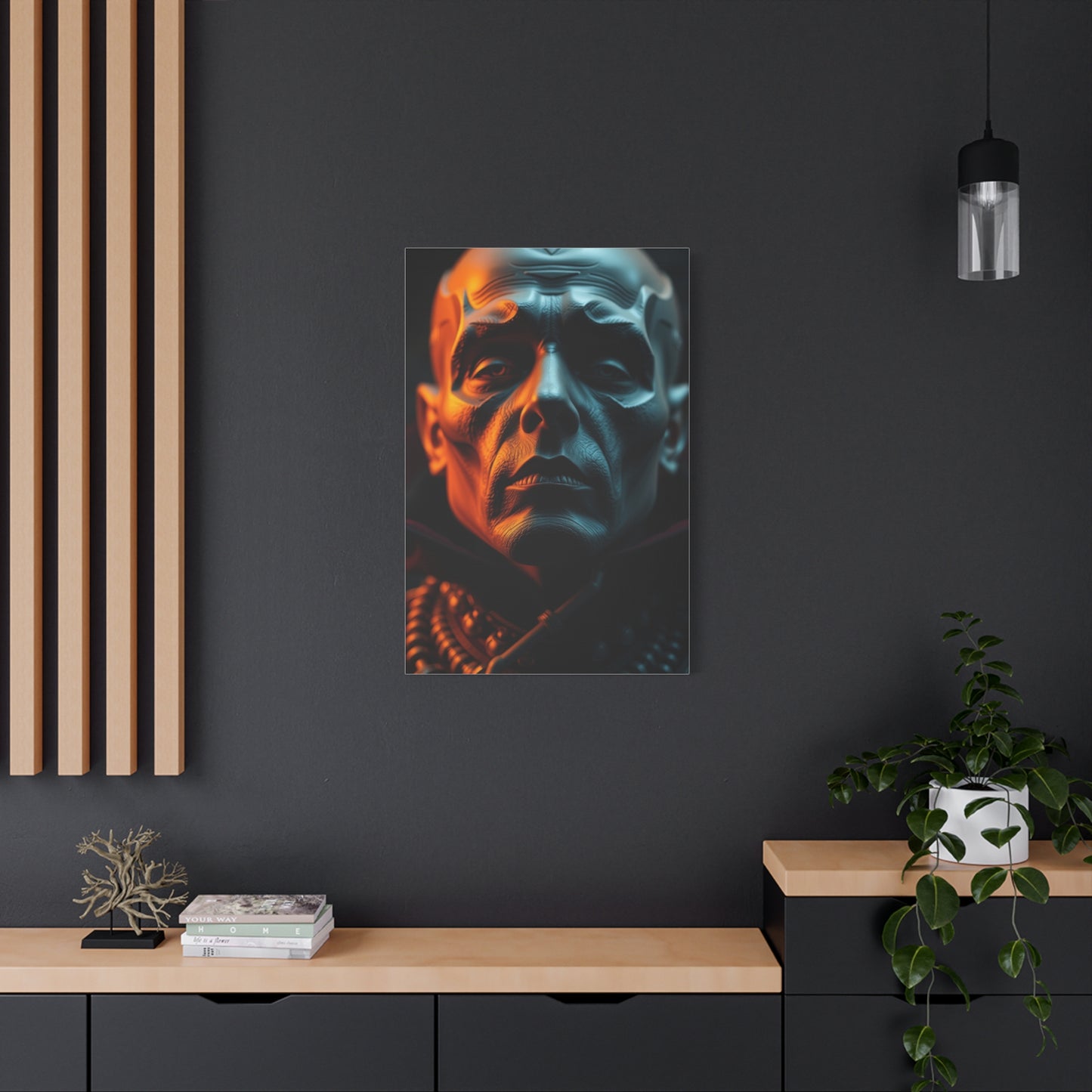 Obsidian Reverie Canvas Wall Art & Canvas Print