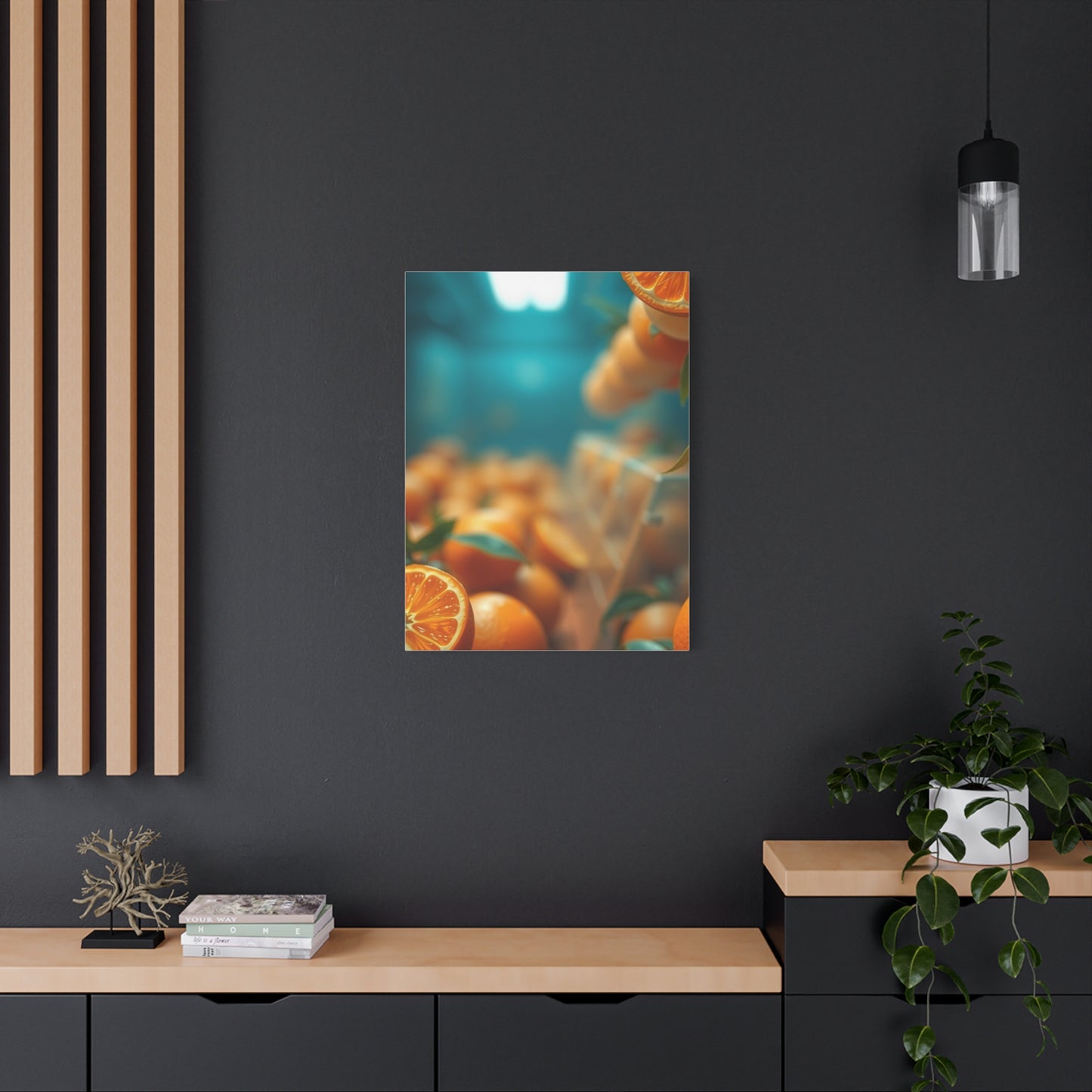 Tangerine Illumination Art Wall Art & Canvas Print