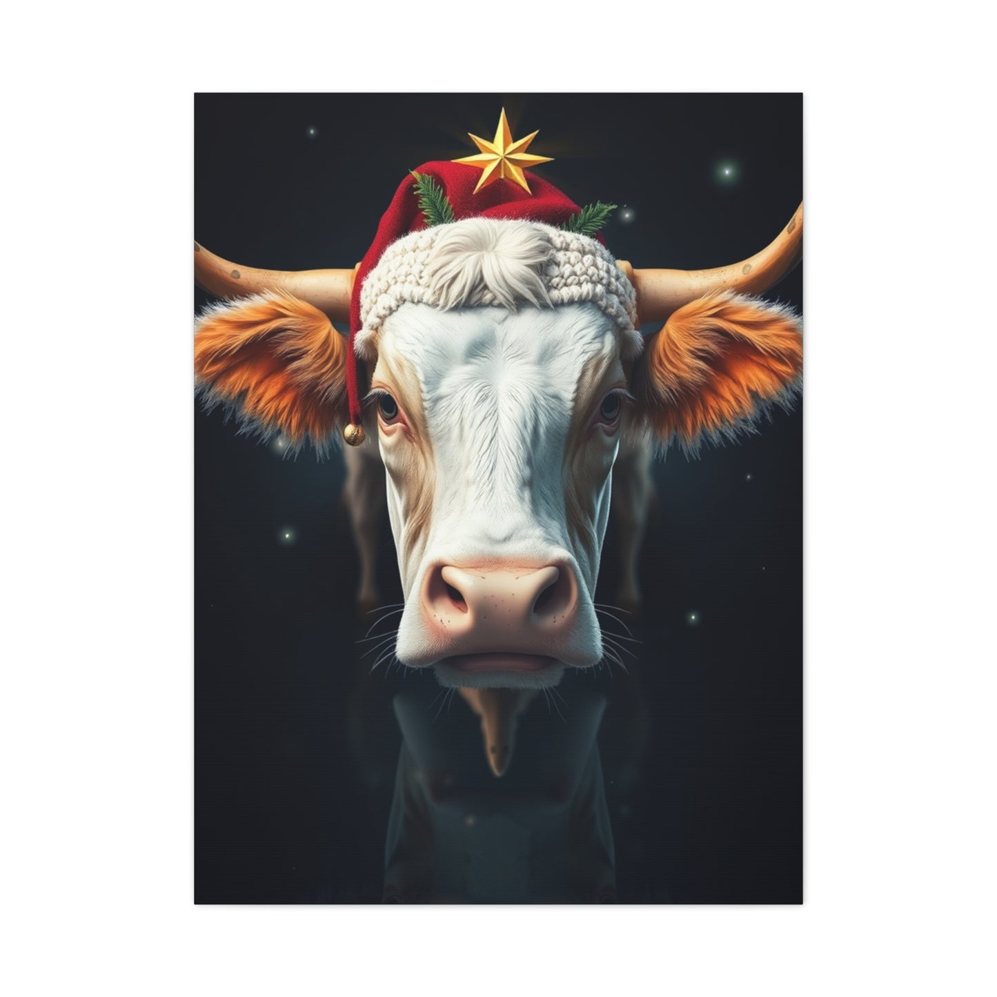 Noel Bovine Serenity Canvas wall art & canvas print