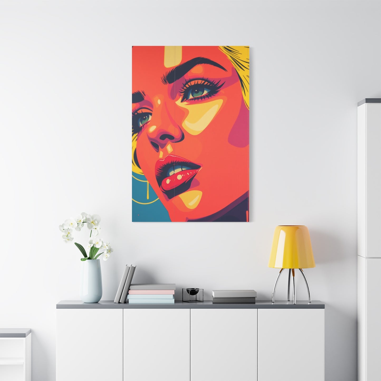 Vivid Pop Impression Wall Art & Canvas Print