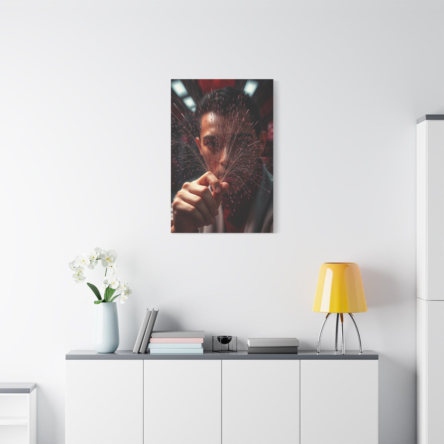 Sanguine Serenity Art Wall Art & Canvas Print