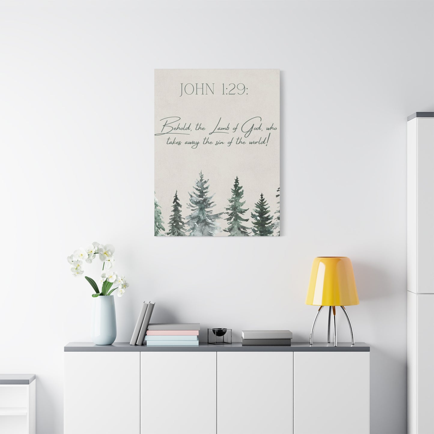 John 1 : 29 Quotes And Saying Poster Wall Art & Canvas Prints