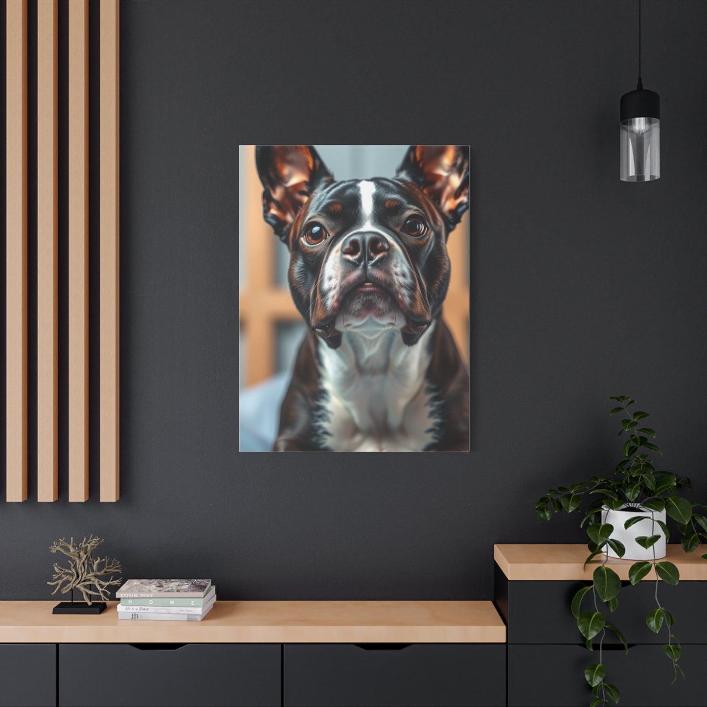 Masterpiece Boston Terrier Art Vision Wall Art & Canvas Print