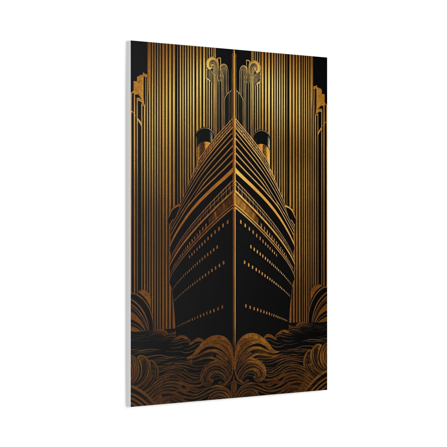 Titanic Majesty Art Deco Ship Wall Art & Canvas Prints