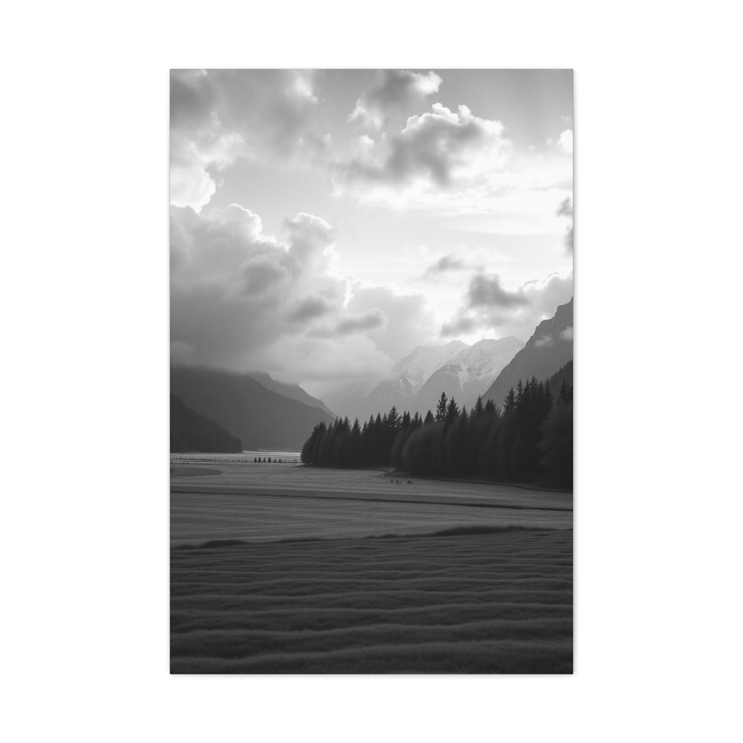 Black & White Scenic Landscapes Art Supreme Gallery Wall Art & Canvas Print