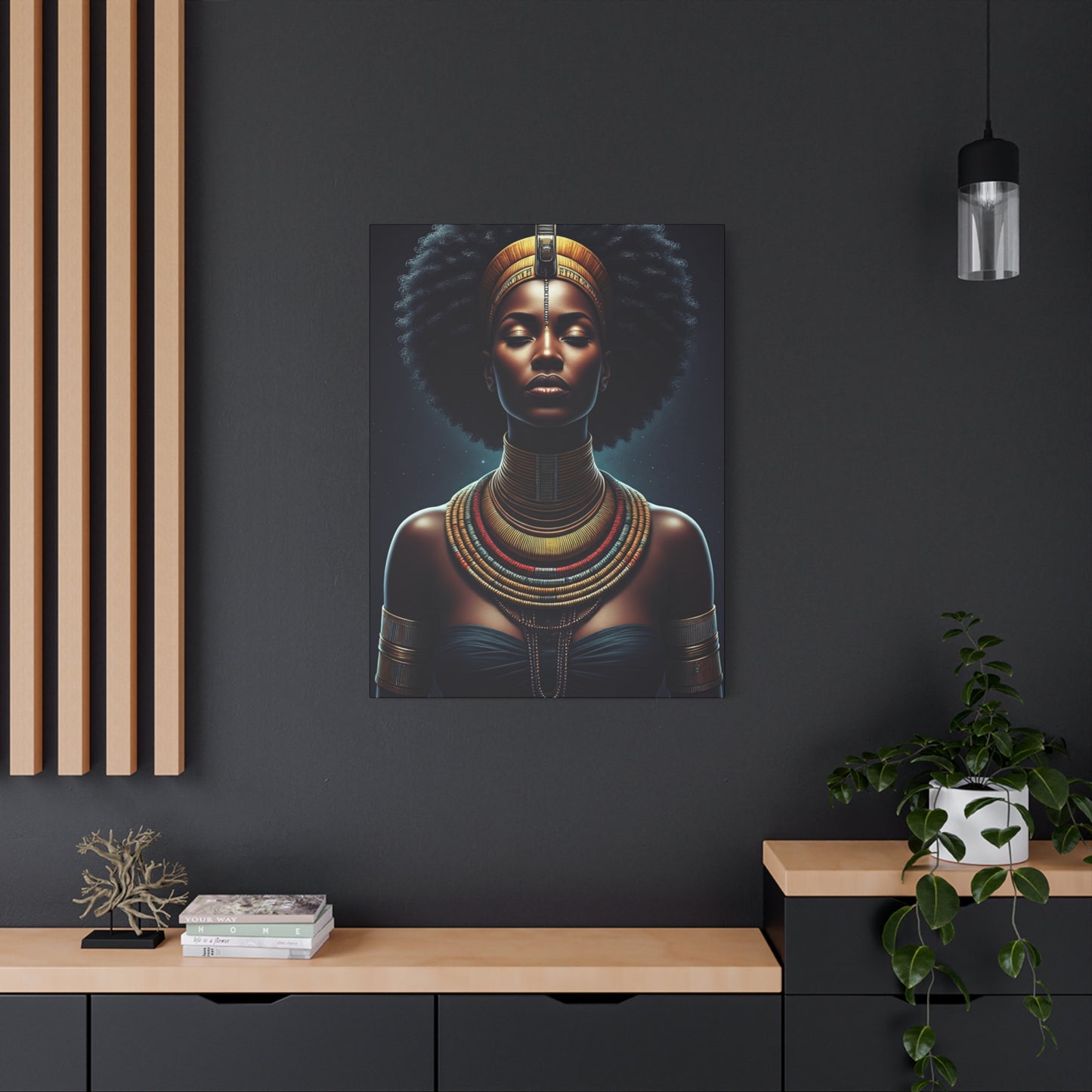 Regal African Queen Serenity Wall Art & Canvas Prints