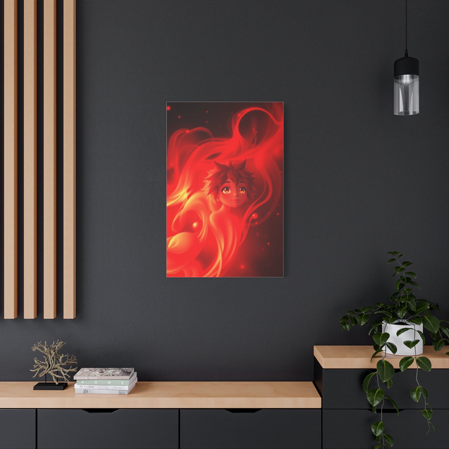 Scarlet Elegance Artwork Wall Art & Canvas Print