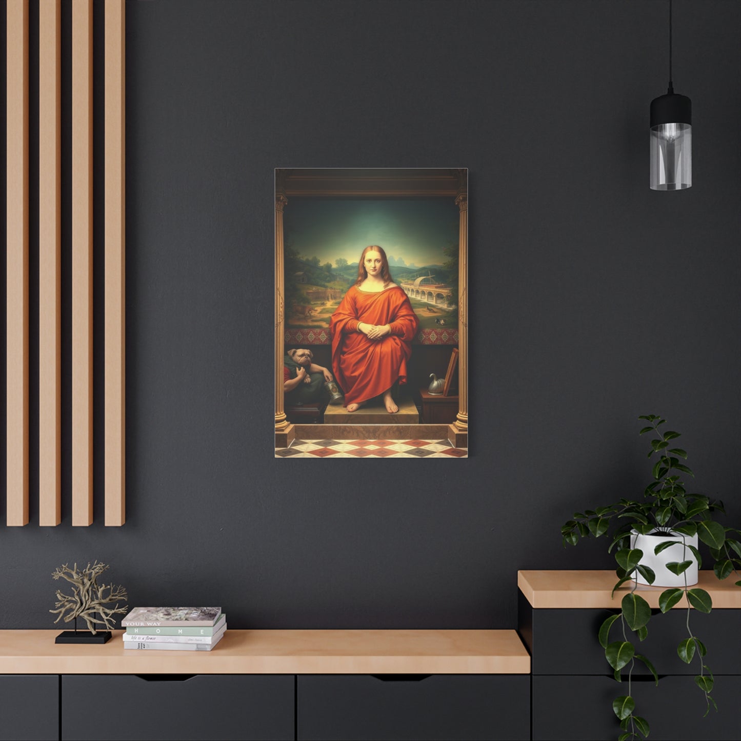 Refined Classicism Tableau Wall Art & Canvas Print
