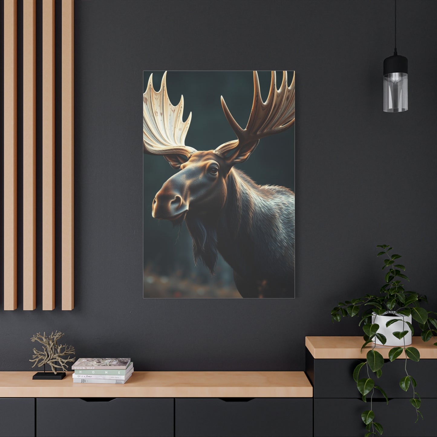 Moose Art Refined Canvas Wall Art & Canvas Print