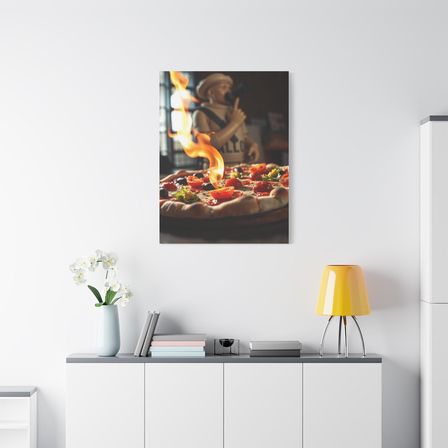 Vision Pizza Art Art Wall Art & Canvas Print