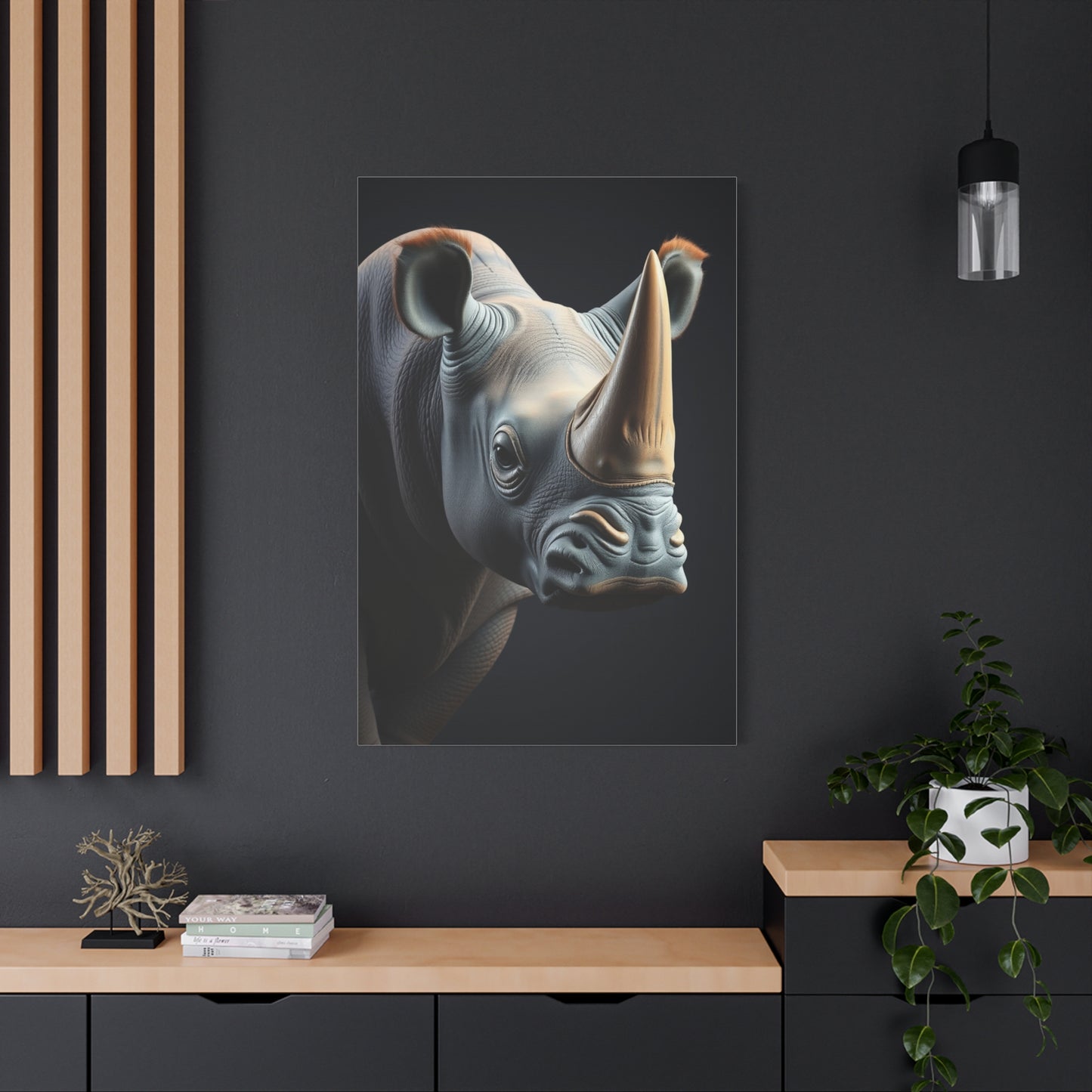 Rhinoceros Art Luxury Canvas Wall Art & Canvas Print