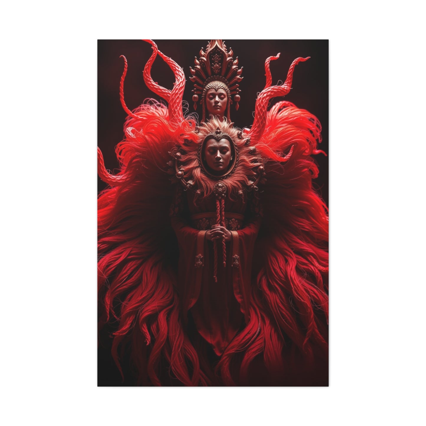 Sanguine Splendor Piece Wall Art & Canvas Print