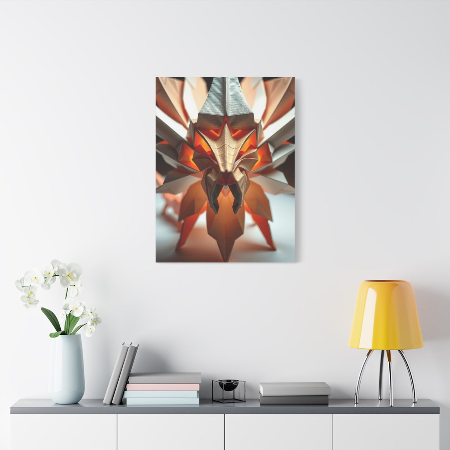 Origami Serenade Canvas Wall Art & Canvas Print