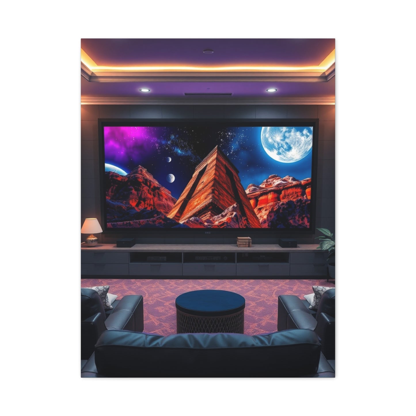 Home Theater Art Refined Canvas Wall Art & Canvas Print