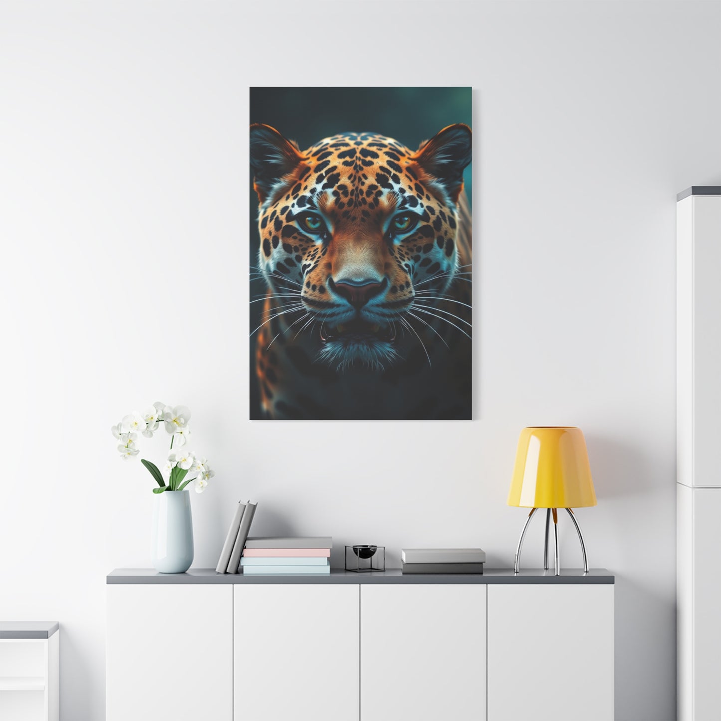 Noble Jaguar Essence Print wall art & canvas print