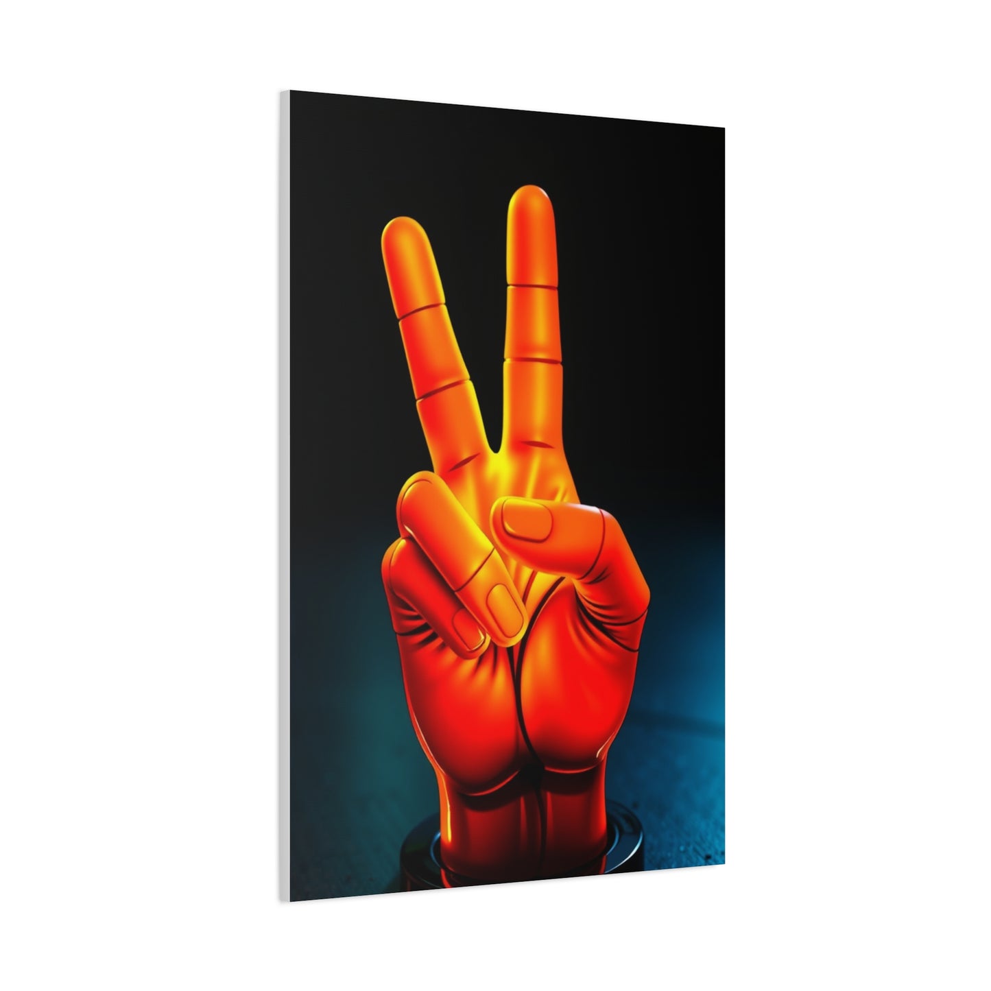 Elite Peace Sign Art Vision Wall Art & Canvas Print