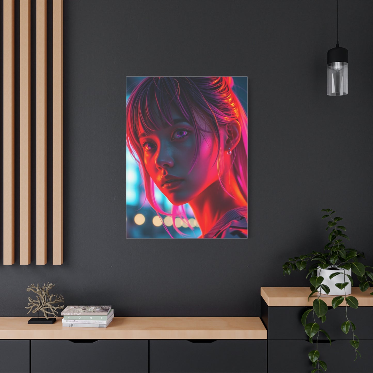 Warakami Vaporwave Art Luxury Canvas Wall Art & Canvas Print