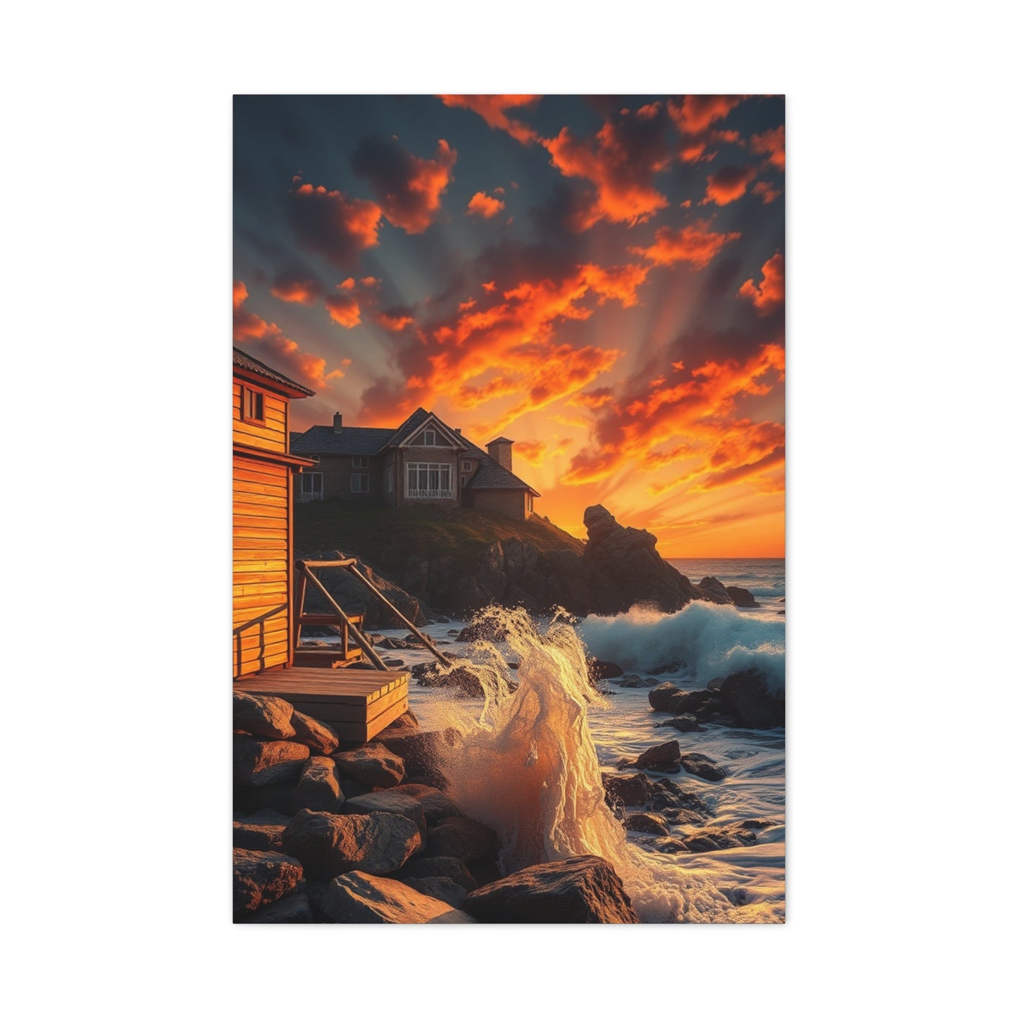 Tidal Tranquility Creation Wall Art & Canvas Print