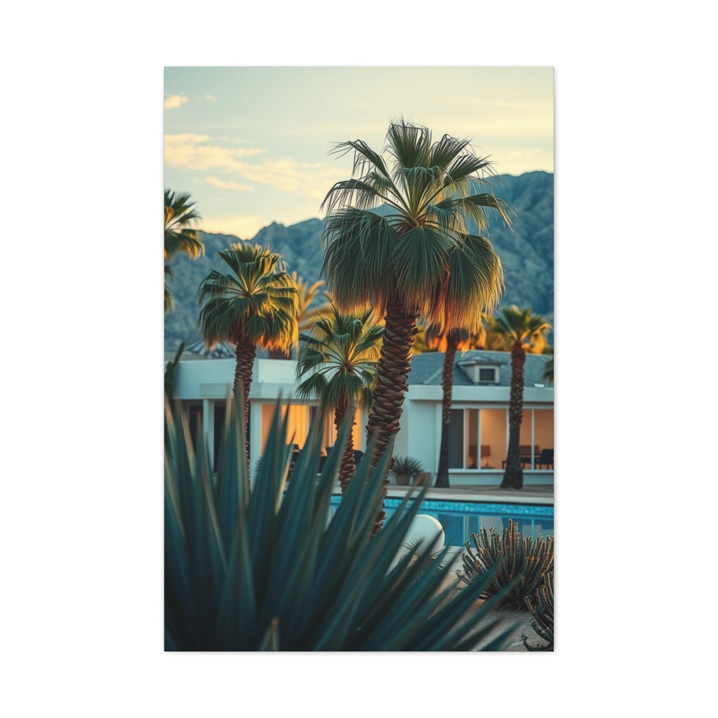 Vision Palm Springs Art Art Wall Art & Canvas Print