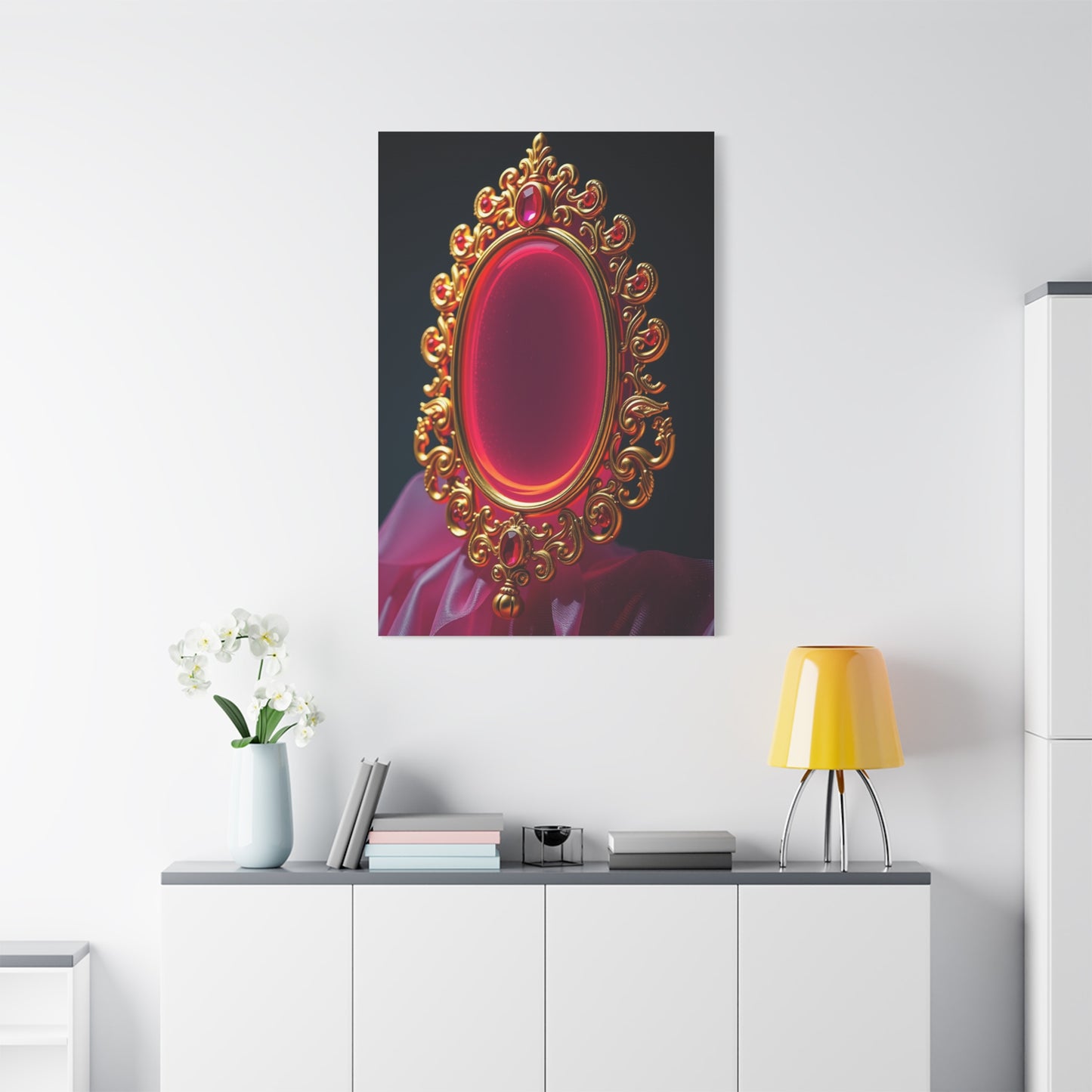 Gold & Pink Art Supreme Gallery Wall Art & Canvas Print