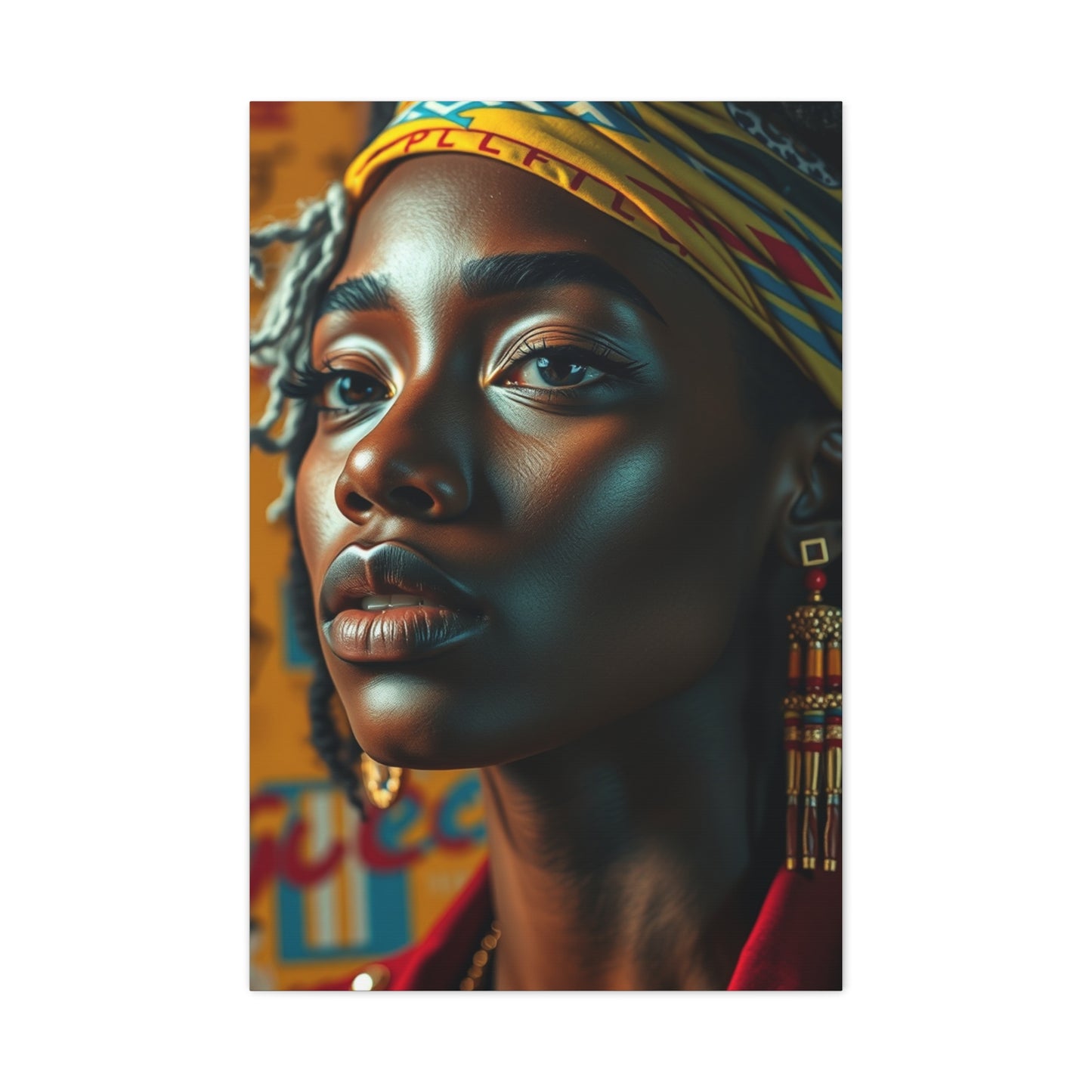 Empress of Basquiats Abstract Realm Wall Art & Canvas Print