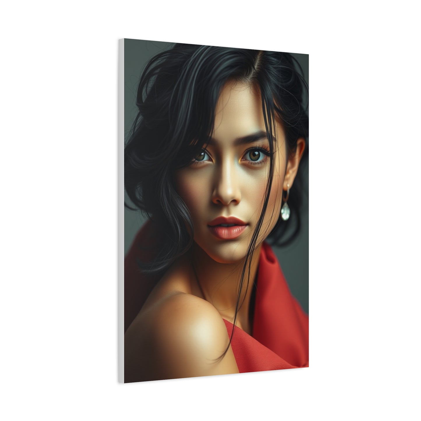 Luxurious Terra and Indigo Wall Art & Canvas Print