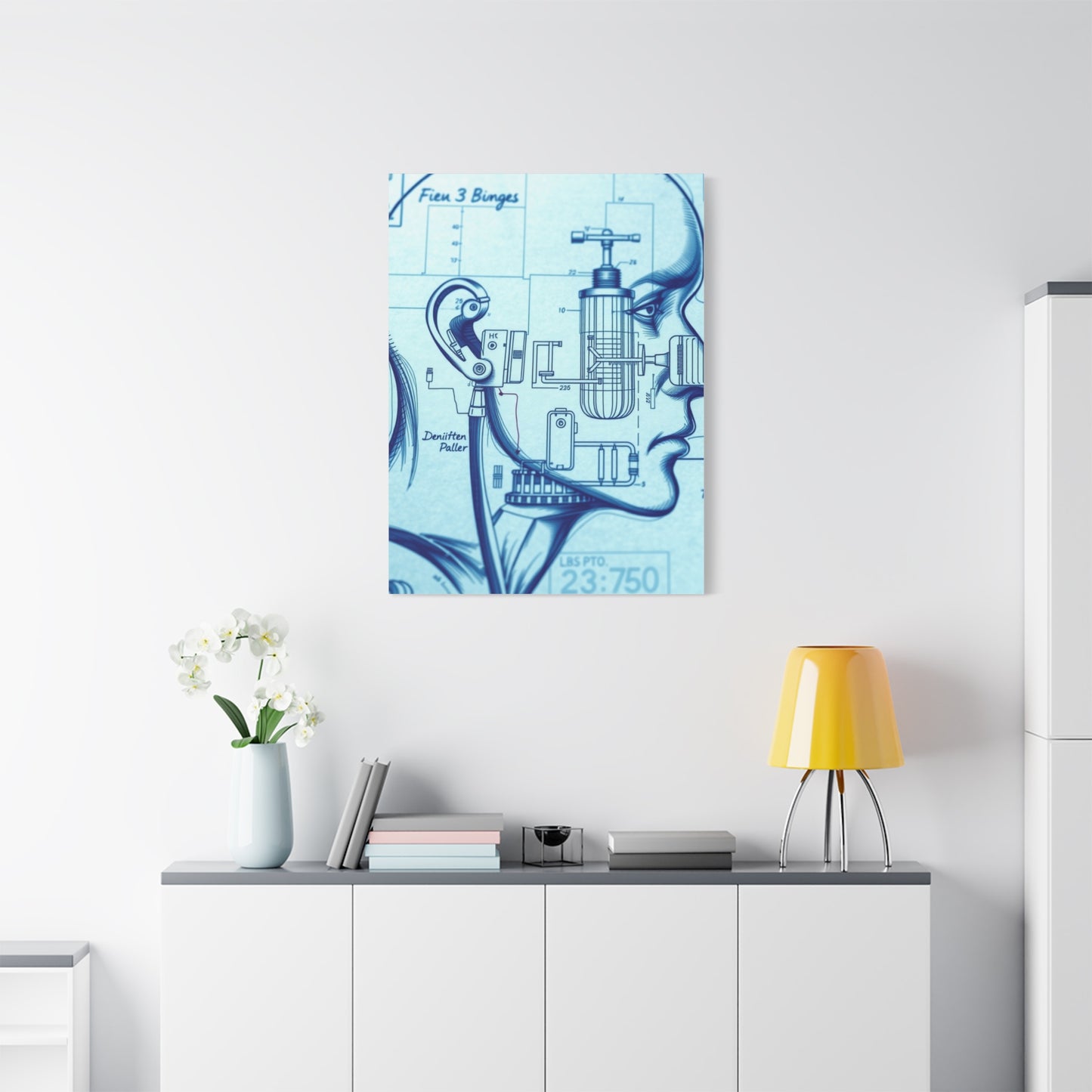 Supreme Blueprint & Patent Sketches Art Collection Wall Art & Canvas Print