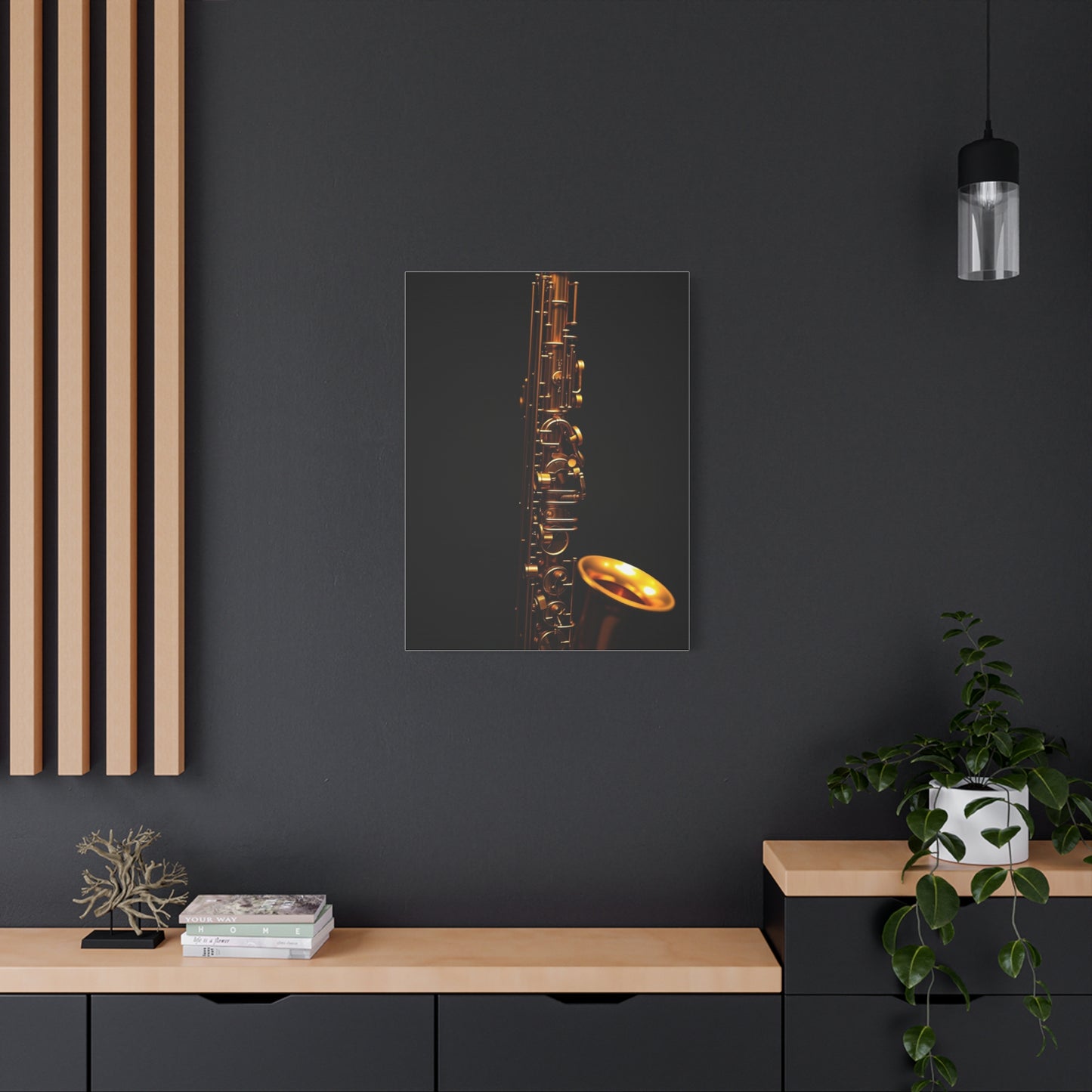 Vision Saxophone Art Art Wall Art & Canvas Print