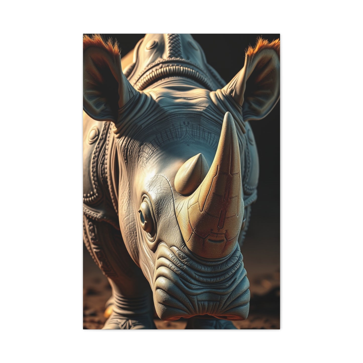 Rhinoceros Art Refined Canvas Wall Art & Canvas Print
