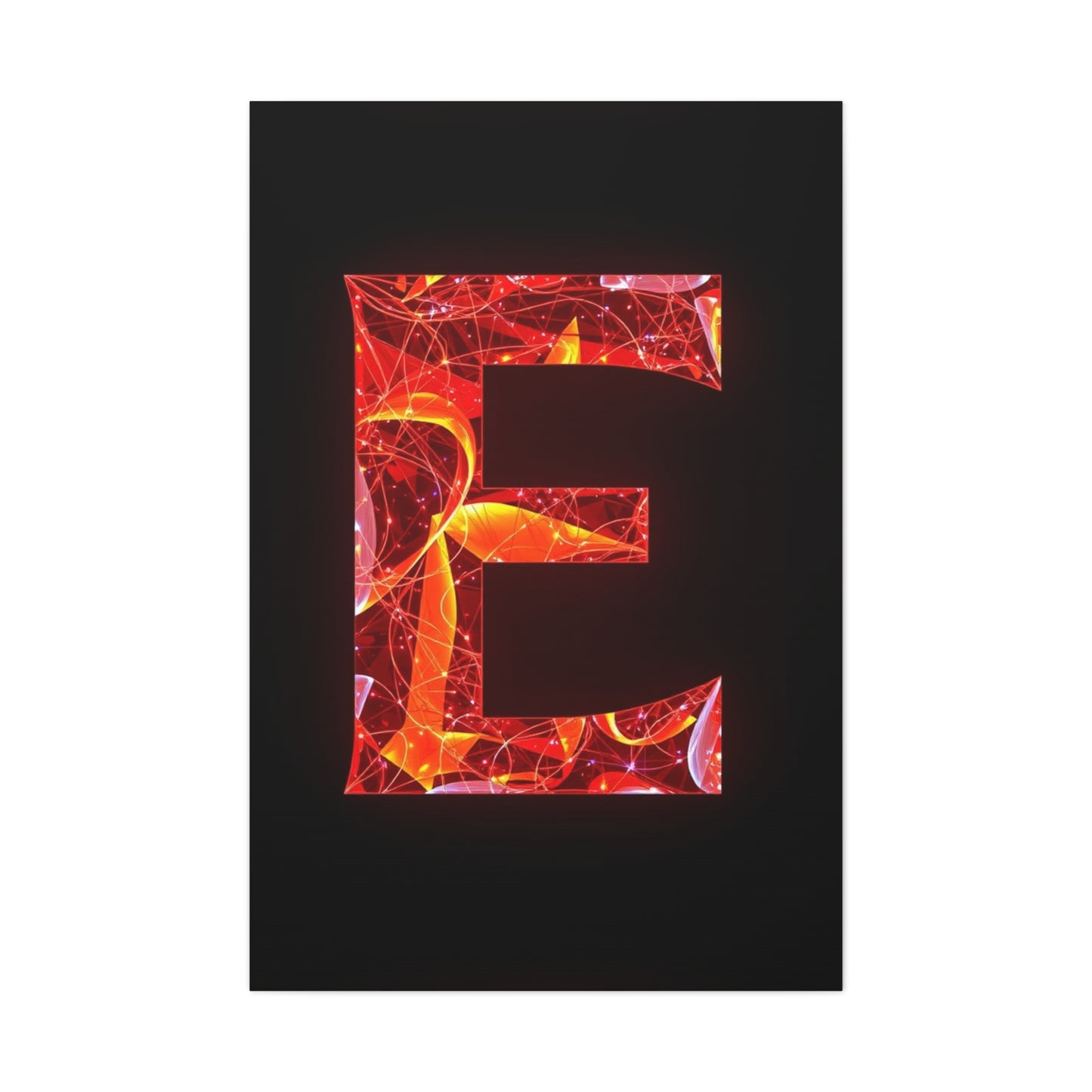 Elite The Letter E - Art Vision Wall Art & Canvas Print