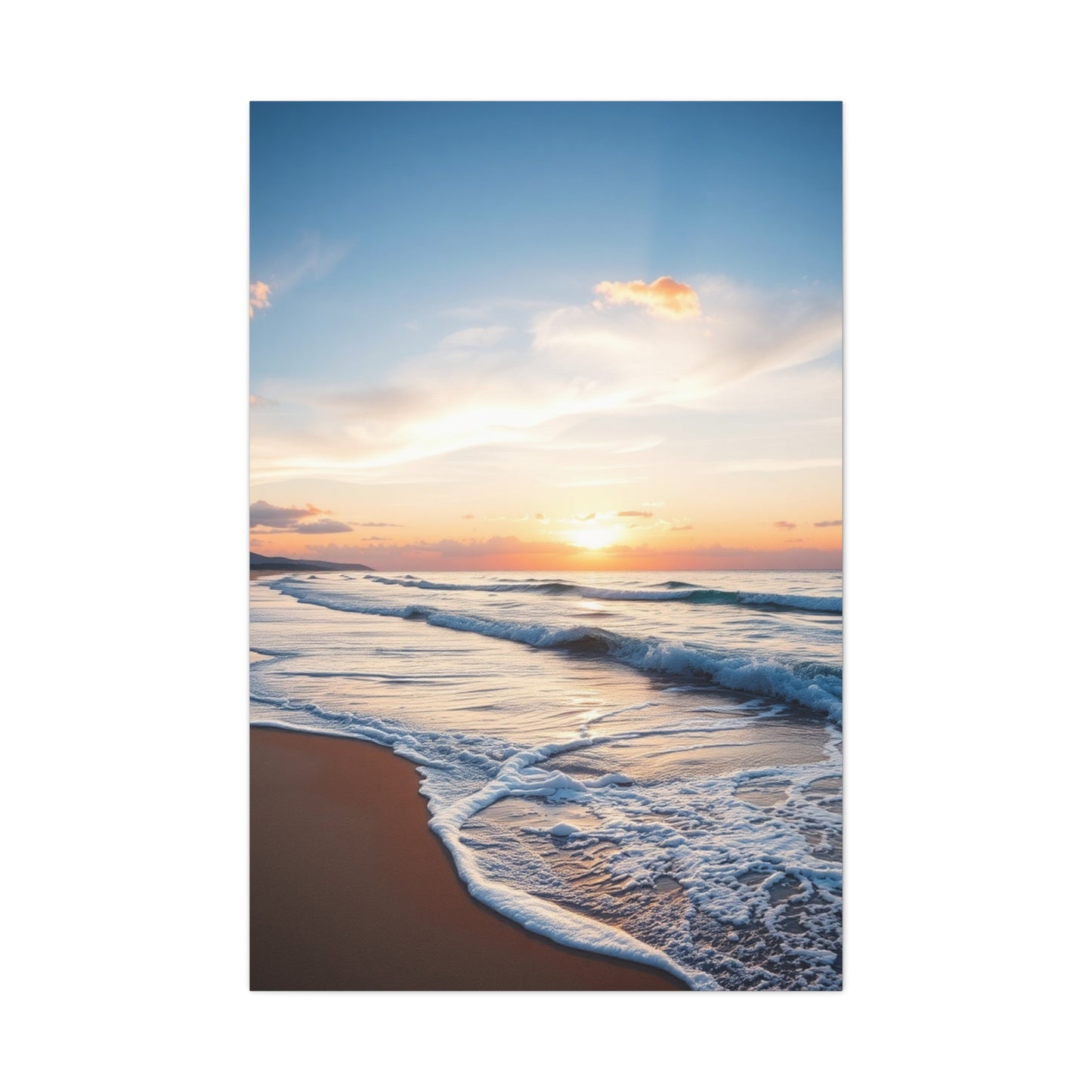 Beach Sunrise and Sunset Art Supreme Gallery Wall Art & Canvas Print