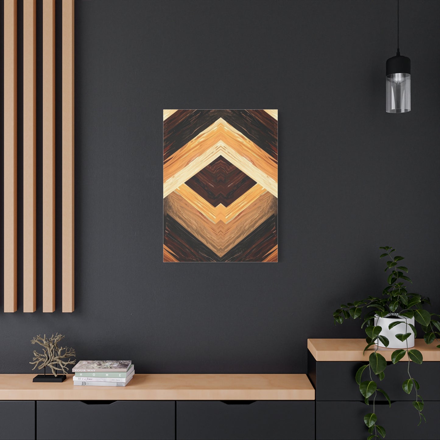 Chevron Pattern Art Supreme Gallery Wall Art & Canvas Print