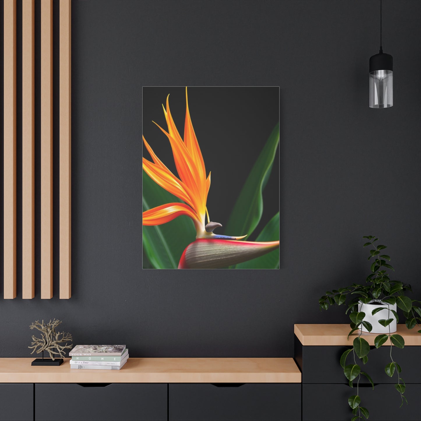 Bird of Paradise Plant Art Refined Canvas Wall Art & Canvas Print