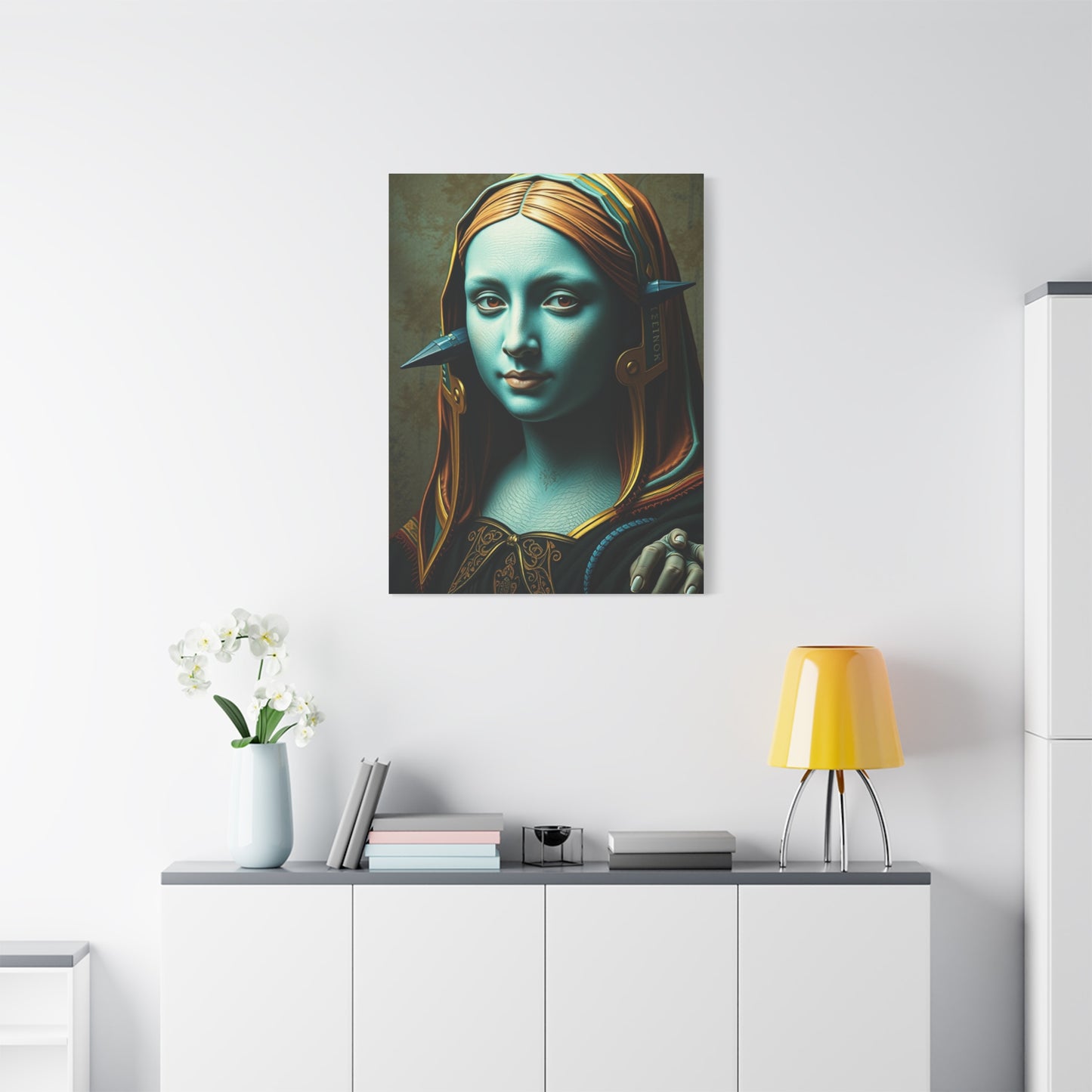 Majestic Figure Tapestry Wall Art & Canvas Print