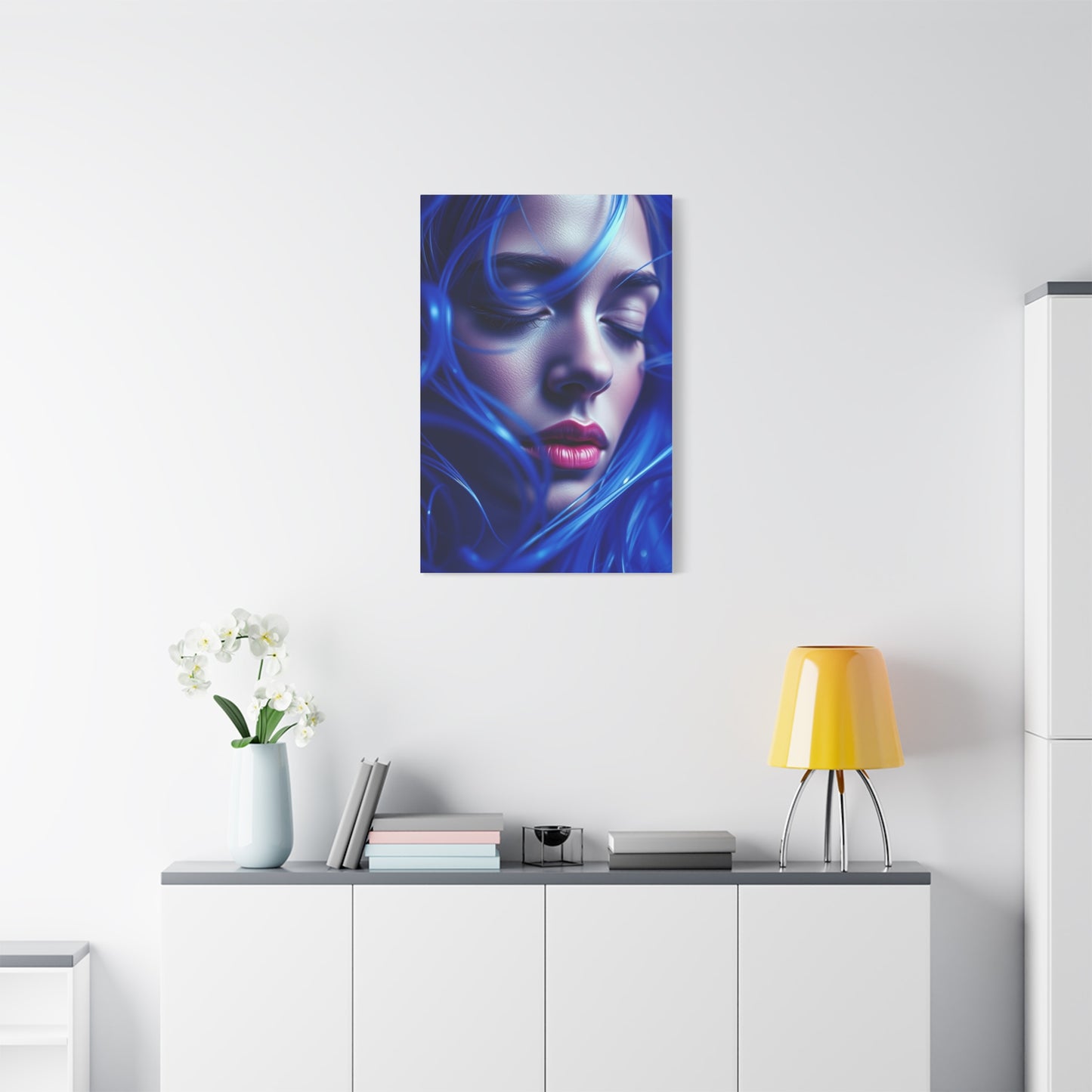 Supreme Blue Music Art Collection Wall Art & Canvas Print