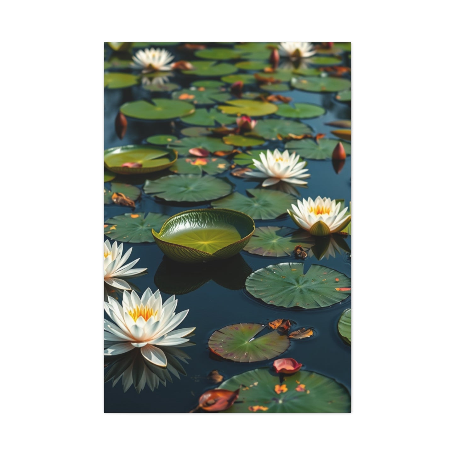 Vision Claude Monet Water Lilies Art Art Wall Art & Canvas Print